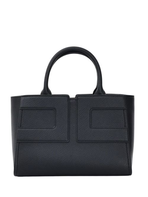 Women's black handbag with logo ELISABETTA FRANCHI | BS35A56E2.110